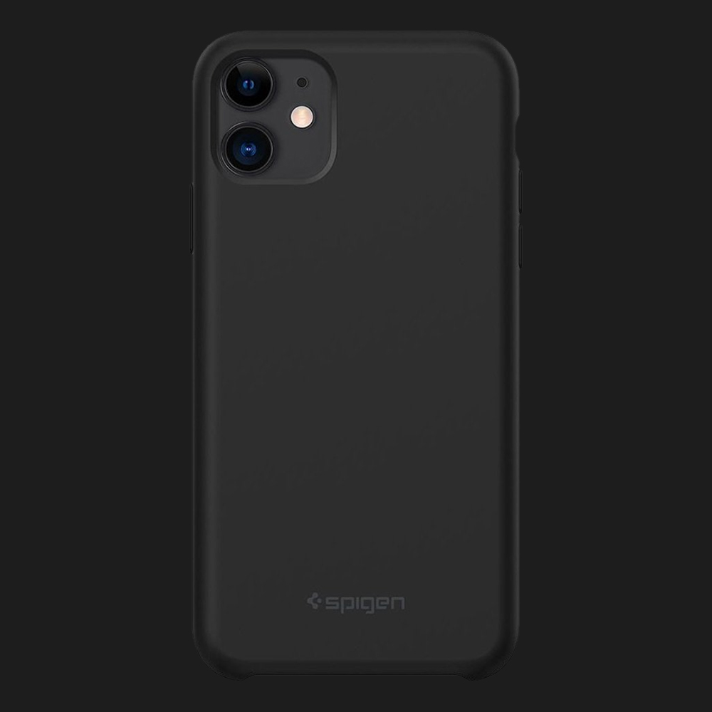 Чохол Spigen Silicone Fit для iPhone 11 (Black)